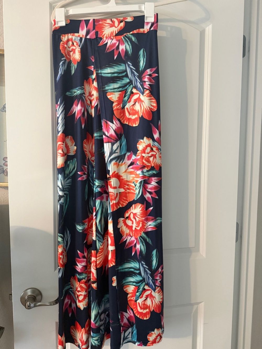Floral Crop Top and High Split Maxi Skirt Set - Picture 7 of 7